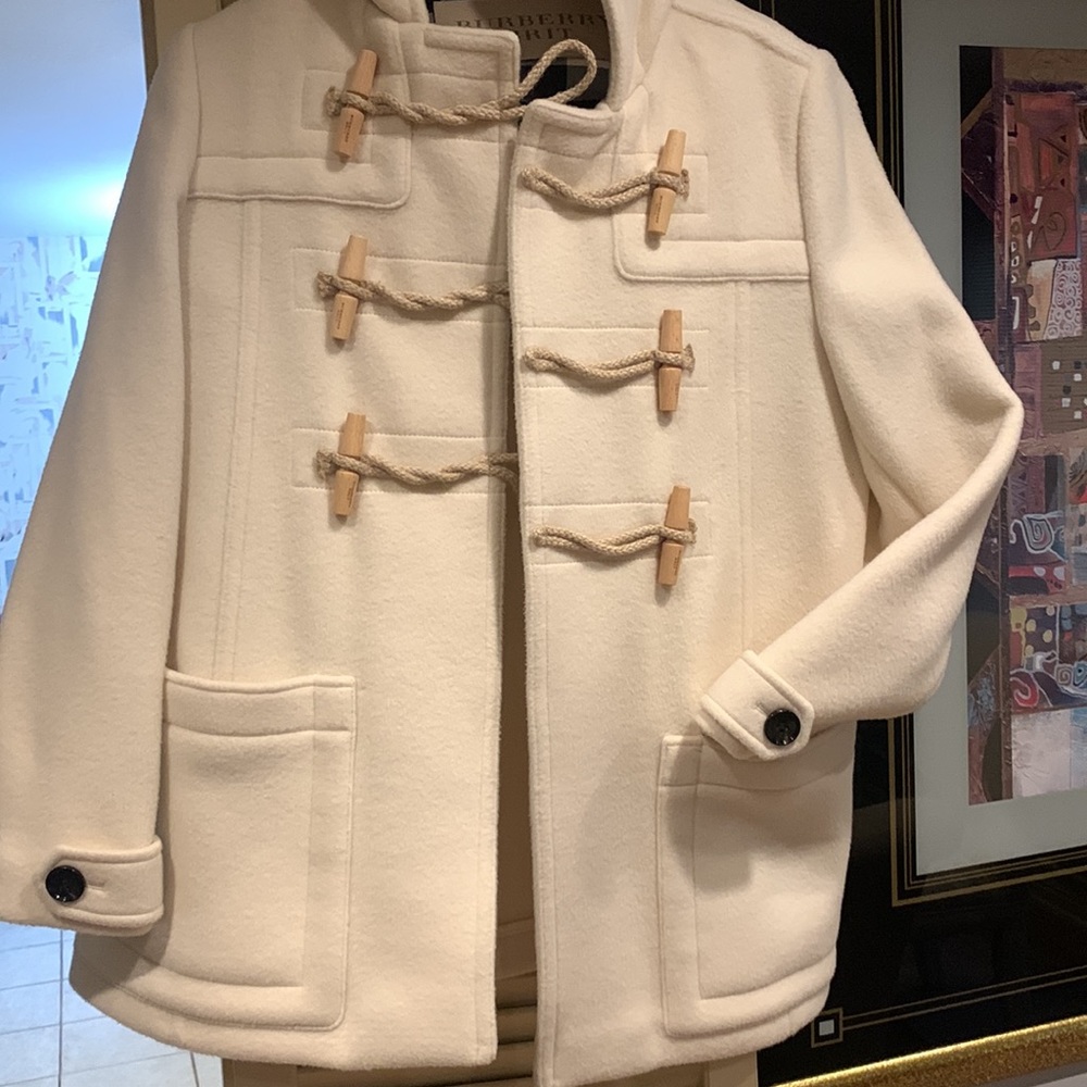 Burberry Hooded Peacoat